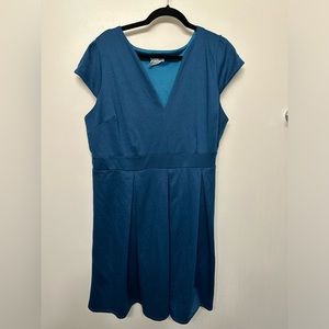 Teal MCM Dress
